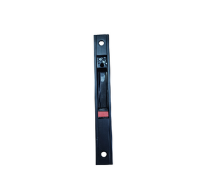 Savio Chiusura singola laterale, maniglia ad incasso scorrevole, in alluminio e zama, con cilindro di sicurezza (chiavi diverse), 2 viti TS M5x25 e 2 viti TS M5x35 in acciaio inox 304, (brevettato). Colore NERO