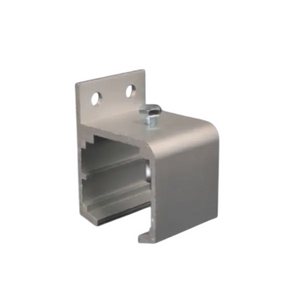 PETTITI GIUSEPPE Attacco laterale a fascia LS 80 Per monorotaia: MS80 e MS80/NA A 35mm x B 39,5mm, x C 54mm In alluminio anodizzato