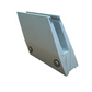 MASTER SUPPORTO A PINZA PER VETRO INCLINATO 30° SINISTRO - FINITURA IN ALLUMINIO ESTRUSO COLORE ARGENTO