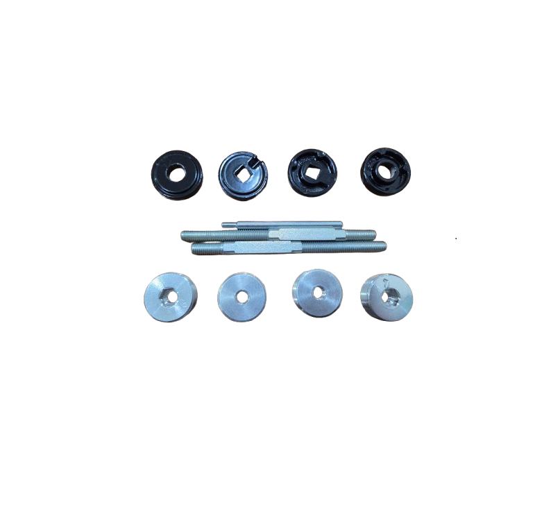Master Fissaggio doppio per porte in alluminio, legno, ferro, pvc per ante con sezione massima 85 mm Colore Nero RAL R9005