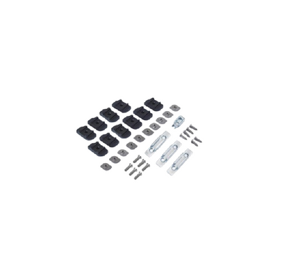 Master Kit chiusura per FASTLOCK SKEIT 60. Fermi in acciaio inox, camme e viti in acciaio e clip in nylon. Kit per Fast Lock da 1000 mm.