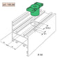 PRONI Regolatore distanziatore Rapid Block GIAP per profili R50 R60TT
