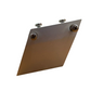COMPAS SUPPORTO SINISTRO A PINZA 70 mm. INCLINATO 30° PER VETRI DA 8 mm. - FINITURA ALLUMINIO ESTRUSO COLORE ARGENTO