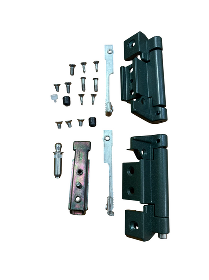 SAVIO KIT CERNIERA DA AGGANCIARE PORTATA 100-150 Kg. PER RIBANTATRE 150 PROFILO CAMERA EUROPEA - COLORE VERDE GR606