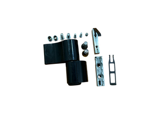 SAVIO CERNIERA MODELLO "MECHANICA" A 2 ALI, ASSE SINGOLO - PER PORTE SU VIE DI FUGA - COLORE NERO RAL 9005