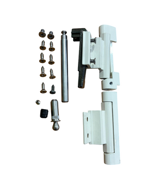 SAVIO KIT CERNIERA DA AVVITARE PER PROFILI COMPLANARI INTERNI NC 45 - STOPPER PG -  COLORE BIANCO AVORIO RAL 1013