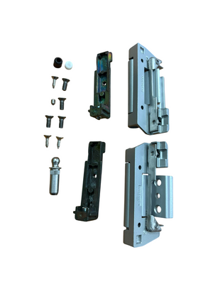SAVIO KIT CERNIERA AMBIDESTRA PER ANTA AFFIANCATA COLORE ARGENTO RAL SILV