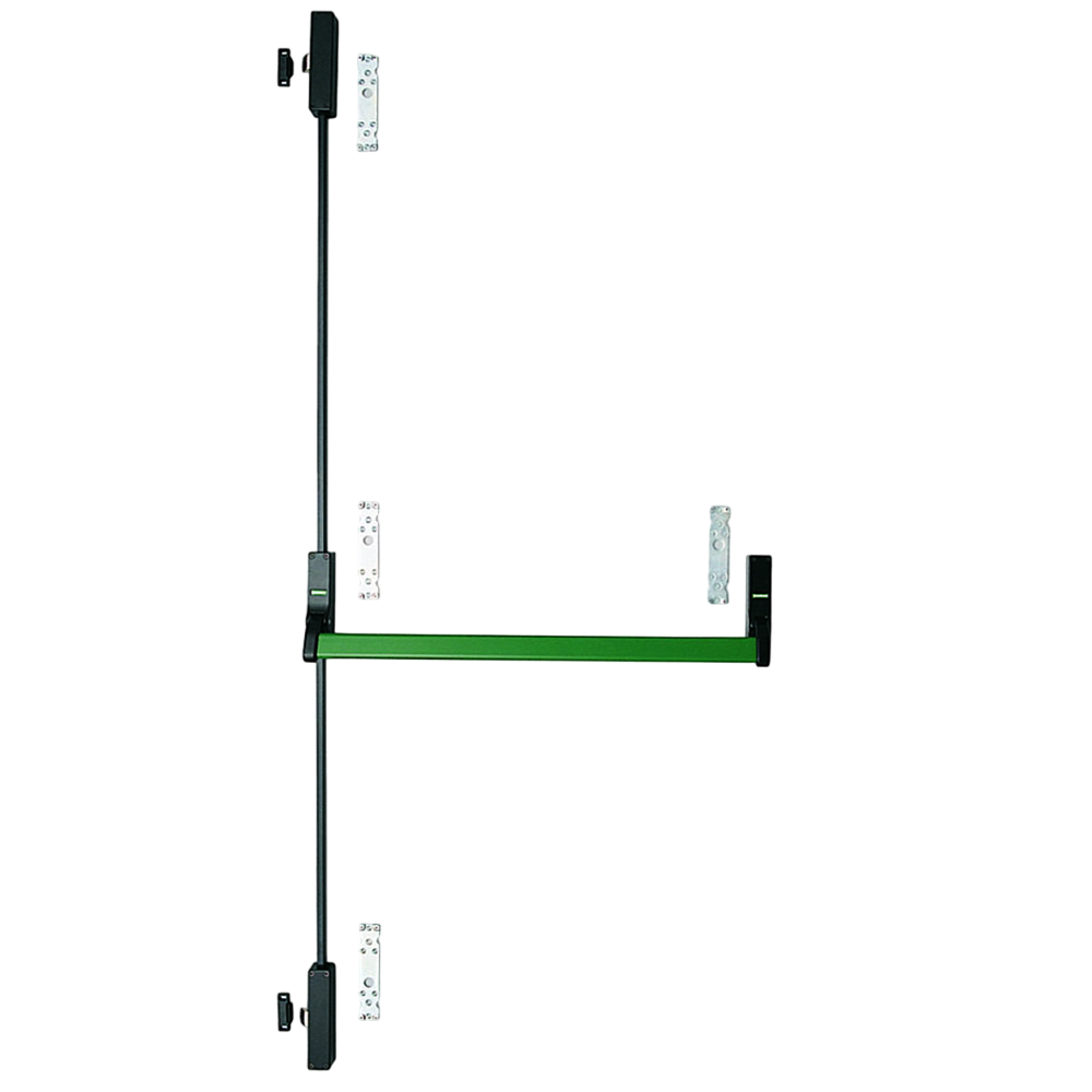 SAVIO MANIGLIONE ANTIPANICO TRIPLICE AMBIDESTRO CON CHIUSURE LATERALI  IN ALLUMINIO PRESSOFUSO - ZAMA E ACCIAIO