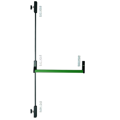 SAVIO MANIGLIONE ANTIPANICO TRIPLICE AMBIDESTRO CON CHIUSURE LATERALI  IN ALLUMINIO PRESSOFUSO - ZAMA E ACCIAIO