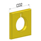 SECUREMME Testa Spioncino interna quadrata 32x32 mm in ABS