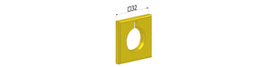 SECUREMME Testa Spioncino interna quadrata 32x32 mm in ABS