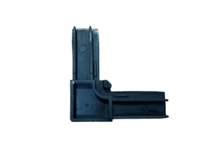 SQUADRETTA PER ZANZARIERA FISSA TAGLIO DRITTO COLORE NERO RAL 9005