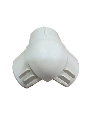 RACCORDO A DUE VIE COLORE BIANCO AVORIO RAL 1013