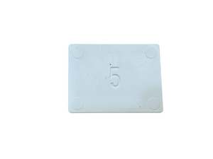 TASSELLI PER VETRO 40x30x5 mm. COLORE BIANCO (Confezione da 1 kg.)
