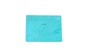 TASSELLI PER VETRO 40x30x7 mm. COLORE VERDE ACQUA (Confezione da 1 kg.)
