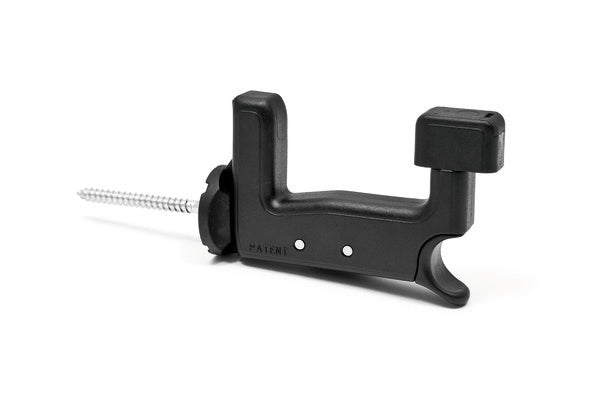 ESINPLAST SUPER TOP GRILLO Fermo imposta automatico con vite da 70 mm (Brevettato) in Nylon Nero 9005