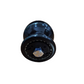 SAGUATTI Pomolo in alluminio verniciato colore NERO Ø 50 mm. Dotato di sistema di fissaggio brevettato con base in nylon a ghiera dentata e vite.