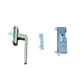 Savio Maniglia per finestra Cremonese in alluminio e Delrin modello Sempre. Colore BRONZO. Completa di 2 viti TC M4x16 e 2 rondelle in acciaio inox 304.