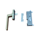 Savio Maniglia per finestra Cremonese in alluminio e Delrin modello Sempre. Colore BRONZO. Completa di 2 viti TC M4x16 e 2 rondelle in acciaio inox 304.