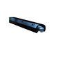 Savio Chiusura singola laterale, maniglia ad incasso scorrevole arrotondata e manuale, in alluminio e zama, 2 viti TS M5x16 in acciaio inox 304, premontate, (brevettato). Colore NERO.