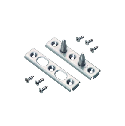 SAVIO Rostro antiscasso ambidestro in acciaio inox, modello MORDE 6 viti TS Ø 4,8×16 in acciaio inox