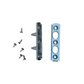 SAVIO Rostro antiscasso ambidestro in acciaio inox, modello MORDE 6 viti TS Ø 4,8×16 in acciaio inox