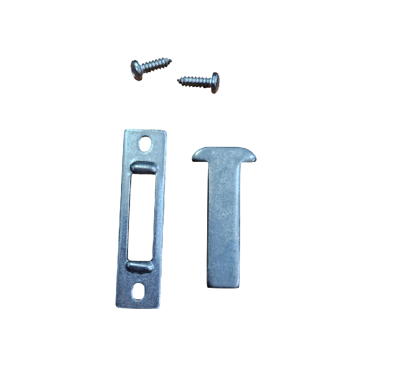 Savio Kit di 1 nasello e 1 ferrogliera per art. 2060 in acciaio inox 430, 2 viti TC Ø 3,9×13 in acciaio inox 304.