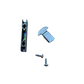 Savio Kit di chiusura per art. 2070.1-2071.1-2073.1-2075.1 in acciaio inox 430 e zama zincata nera, 2 viti TC Ø 3,9×13 in acciaio inox 304. (brevettato)