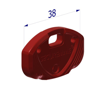 SECUREMME Impugnatura per chiavi a cilindro EvoK1-K22-K64-K75 in nylon