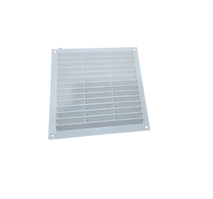 Griglia di aerazione ad incasso QUADRATA mm. 230 x 230. Colore BIANCO ral 9010