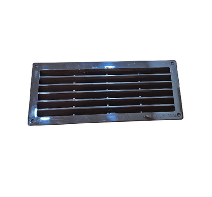 Griglia di aerazione ad incasso RETTANGOLARE mm. 254 x 108. Colore ral 8017 MARRONE