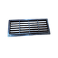 Griglia di aerazione ad incasso RETTANGOLARE mm. 254 x 108. Colore ral 8017 MARRONE
