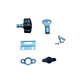 Chiusura rapida con chiave quadra. Colore RAL 9005 NERA