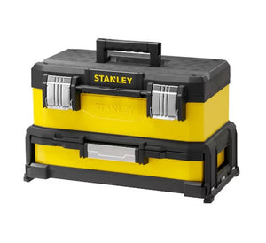 STANLEY Cassetta Porta Utensili 20” Metal Plastic con Cassetto