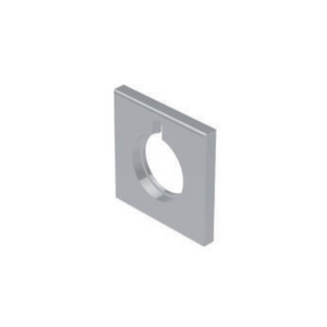 SECUREMME Testa Spioncino interna quadrata 32x32 mm in ABS Colore Bianco