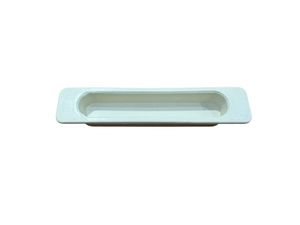 VASCHETTA DI TRAINO RIBASSATA COLORE BIANCO AVORIO RAL 1013