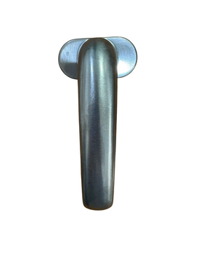 MEDAL Doppia Maniglia Gioia Rosetta Ovale Finitura Inox PVD