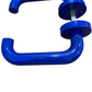 PBA MANIGLIA SU ROSETTA TONDA BLU