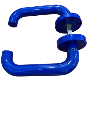 PBA MANIGLIA SU ROSETTA TONDA BLU
