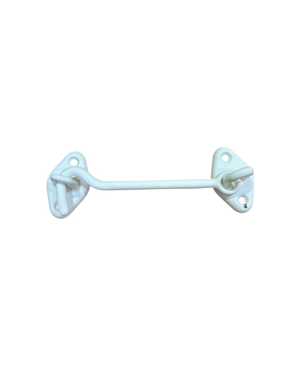 BIENNEBI GANCIO FERMAPERSIANE mm 140 COLORE BIANCO GHIACCIO RAL 9010