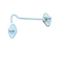 BIENNEBI GANCIO FERMAPERSIANE mm 140 COLORE BIANCO GHIACCIO RAL 9010