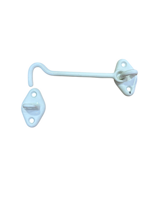 BIENNEBI GANCIO FERMAPERSIANE mm 140 COLORE BIANCO GHIACCIO RAL 9010