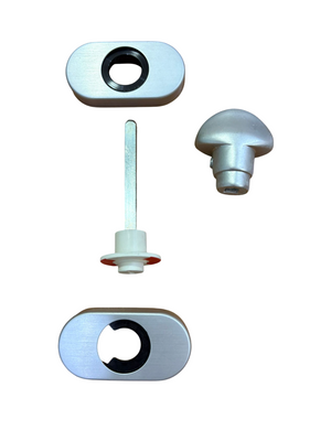 BRIALMA NOTTOLINO. WC. OVALE Q.6 F1 COLORE ARGENTO