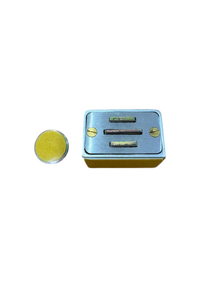 BIENNEBI FERMAPORTE MAGNETICO CON BIADESIVO COLORE CROMO SATINATO