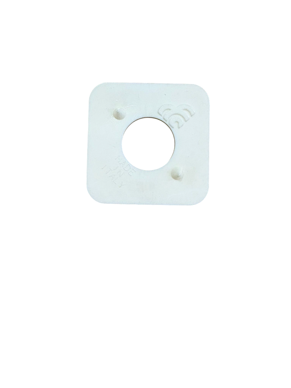 BIENNEBI SPESSORE QUADRATO mm. 12 PLASTICA DURA COLORE BIANCO