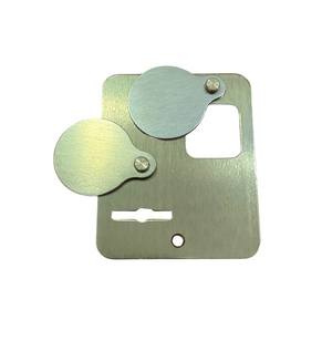 DIERRE MOSTRINA 2 CIONDOLI 2 FORI ALLUMINIO ANODIZZATO COLORE BRONZO DESTRO
