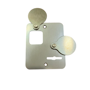 DIERRE MOSTRINA 2 CIONDOLI 2 FORI ALLUMINIO ANODIZZATO COLORE BRONZO SINISTRO