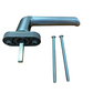 DK SCHUCO QUADRO 7X45 mm. COLORE ARGENTO