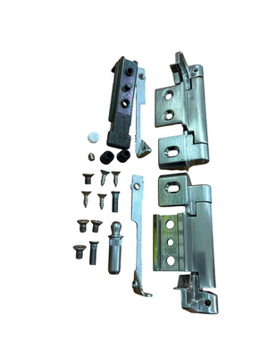 SAVIO KIT CERNIERA DA AGGANCIARE PORTATA 100-150 Kg. PER RIBANTATRE 150 PROFILO CAMERA EUROPEA - COLORE GRIGIO PVD X