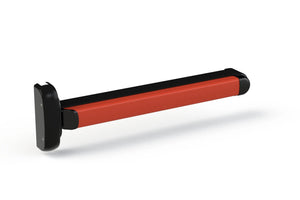 ANTIPANIC PUSH MODELLO 1 PUNTO CHIUSRA 1170mm. COLORE NERO BARRA COLORE ROSSO